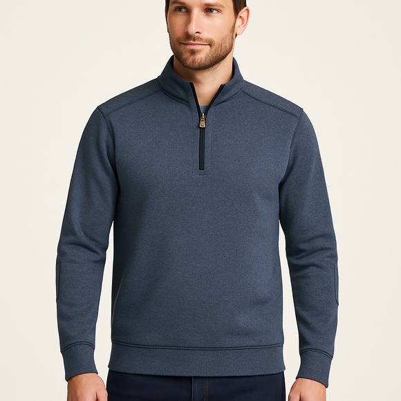 NWT Greg Norman Men’s XL Quarter Zip Pullover – NAHE Blue - Picture 1 of 5